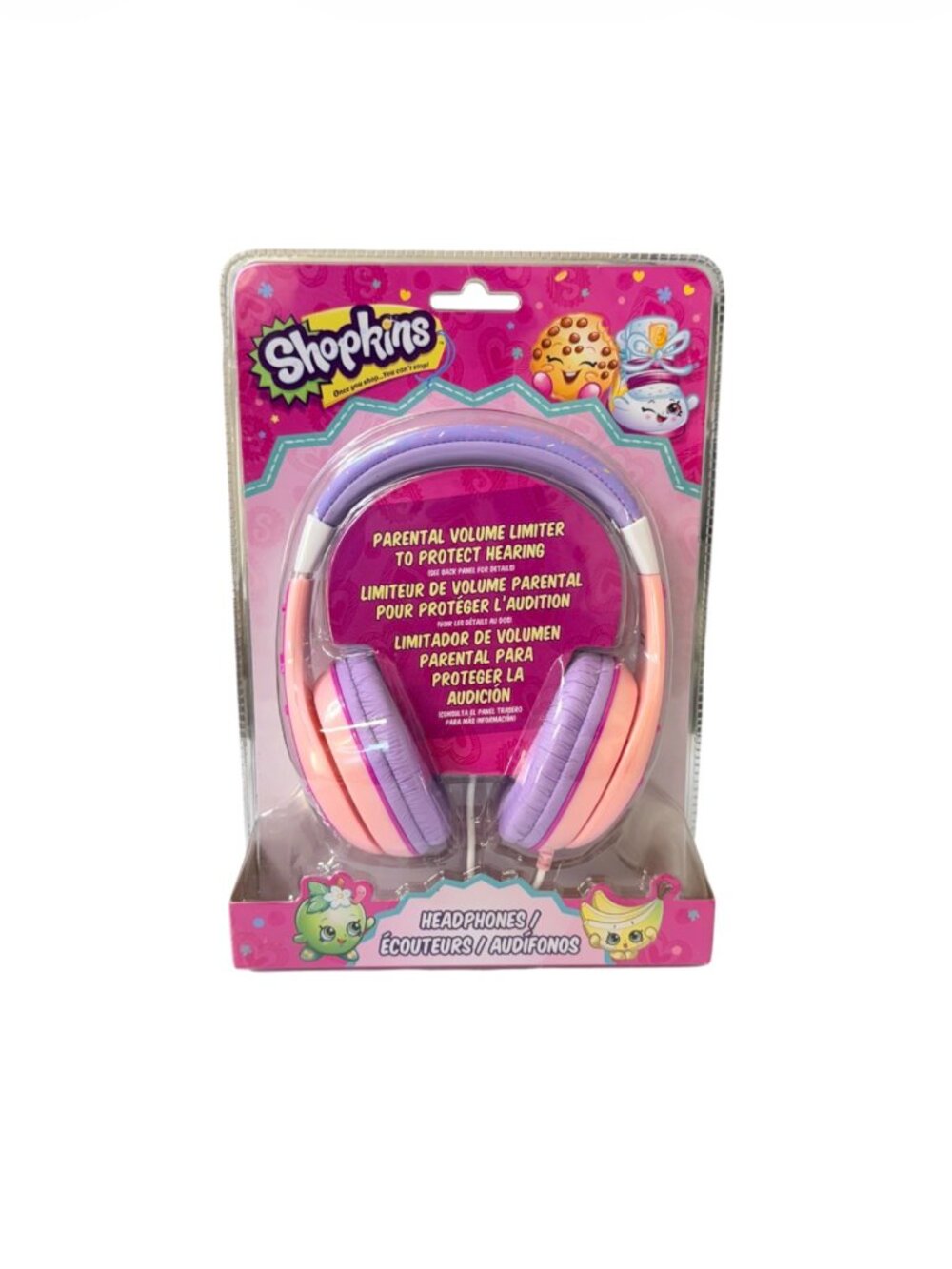 Shopkins Kids Wired Headphones